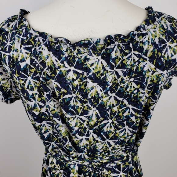 Axcess Dress size Large Green Black Geometric - Picture 4 of 6